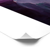 Trauriges einsames Siegel Poster (Ecke)