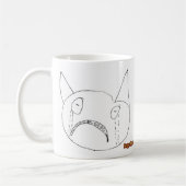 Trauriges Gesicht Kaffeetasse (Links)