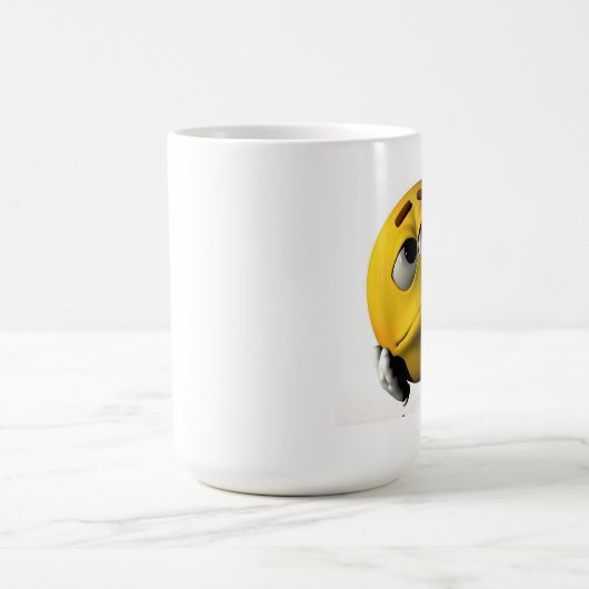 Trauriges Gesicht Kaffeetasse (Mittel)