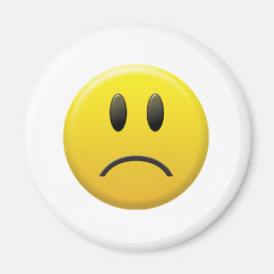 trauriges Gesicht Magnet