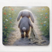 Trauriges Hasen mit Floppy-Ohr mit einem Knöchel Mousepad (Vorne)