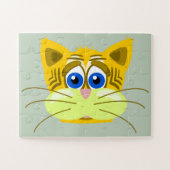 trauriges Kätzchenpuzzle Puzzle (Horizontal)