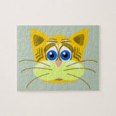 trauriges Kätzchenpuzzle Puzzle (Horizontal)