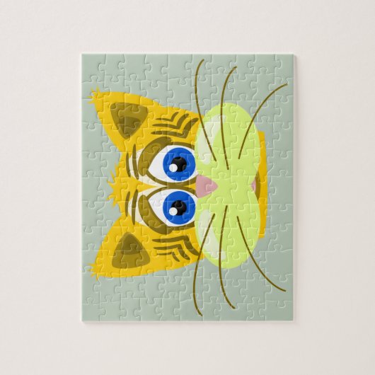 trauriges Kätzchenpuzzle Puzzle (Vertikal)