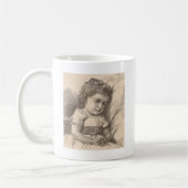 Trauriges kleines Mädchen Kaffeetasse (Links)