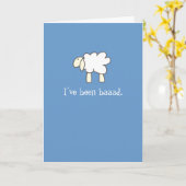 Trauriges Lamm Karte (Gelbe Blume)