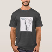 Trauriges Lampen-Shirt T-Shirt (Vorderseite)