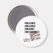 trauriges Leben Magnet (Vorderseite/Rückseite)