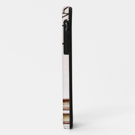 Trauriges Mädchen sitzt allein auf Bleistifskizze Case-Mate iPhone Hülle (Hinten/Links)