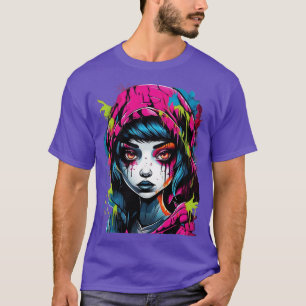 trauriges Mädchen T-Shirt