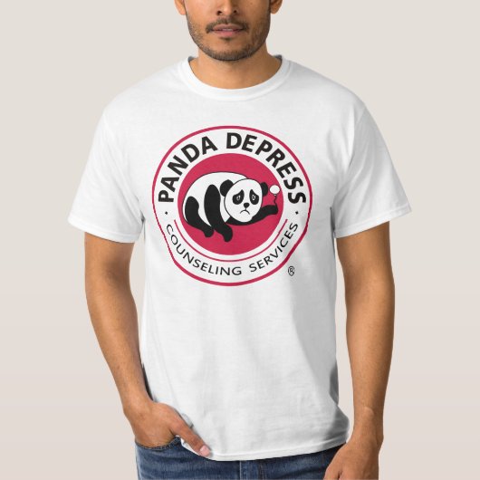 Trauriges Panda-T-Shirt T-Shirt (Vorderseite)