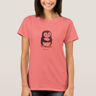 Trauriges Penguin-Damen-Wecker-Shirt T-Shirt