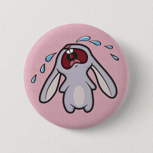 Trauriges Rabbit  Bawolle Button