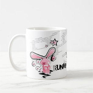 Trauriges rosa Lillte Häschen Kaffeetasse