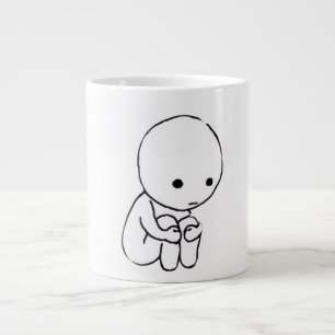 Trauriges Stimmung-Ästhetik-Kaffeetasse Jumbo-Tasse