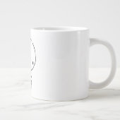Trauriges Stimmung-Ästhetik-Kaffeetasse Jumbo-Tasse (Rechts)