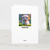 Trauriges Welpendenken Karte (Rückseite)