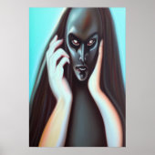 Traurigkeit | AI Art Poster (Vorne)