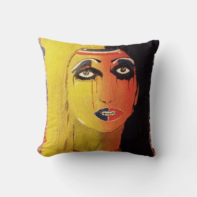 Traurigkeit DS Watkins Kissen (Vorderseite)