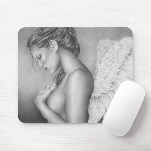 Traurigkeit eines Engels Mousepad (Mit Mouse)