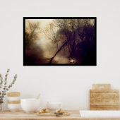 Traurigkeit fliegt weg. poster (Küche)