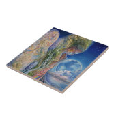 Traurigkeit Gaia 6x6 Keramik Tile Fliese (Seite)