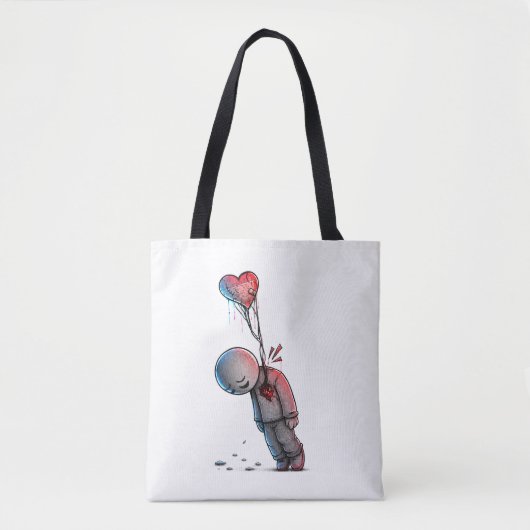 Traurigkeit in der Stille – Emotional Design Tasche (Vorderseite)