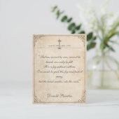 Traurigkeit kann nicht gesehen werden - Beerdigung (Stehend Vorderseite)