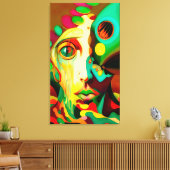 Traurigkeit Leinwanddruck (Insitu (Wohnzimmer))