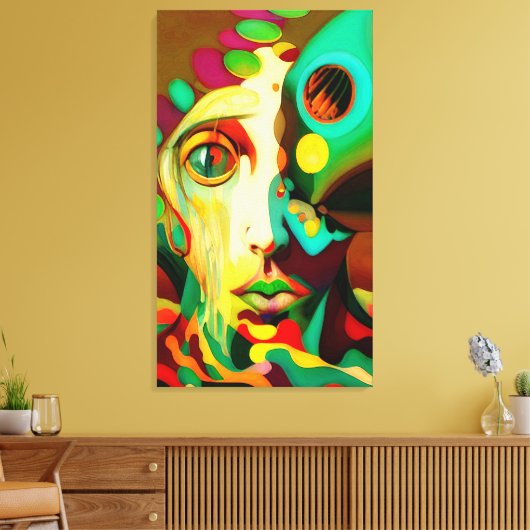 Traurigkeit Leinwanddruck (Insitu (Wohnzimmer))