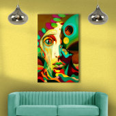 Traurigkeit Leinwanddruck