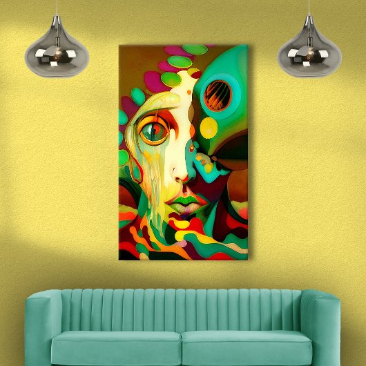 Traurigkeit Leinwanddruck