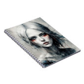 Traurigkeit | Notebook Notizblock (Rechte Seite)