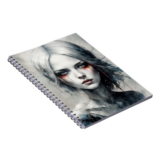 Traurigkeit | Notebook Notizblock (Rechte Seite)