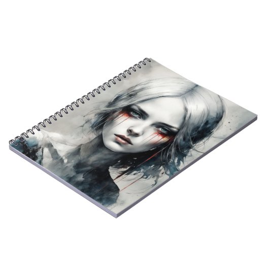 Traurigkeit | Notebook Notizblock (Linke Seite)