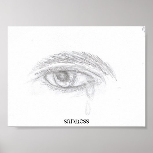 Traurigkeit Poster (Vorne)