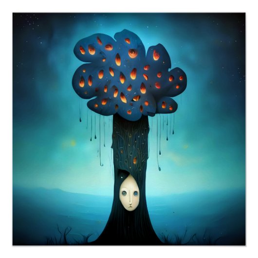 Traurigkeitsbaum Poster (Vorderseite)