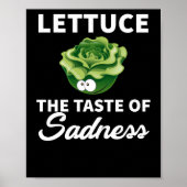 Traurigkeitsgeschmack grafisch poster (Vorne)