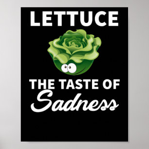 Traurigkeitsgeschmack grafisch poster