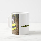 Traurigste Bienen-Tasse (mit weißer Kaffeetasse (Vorderseite Links)