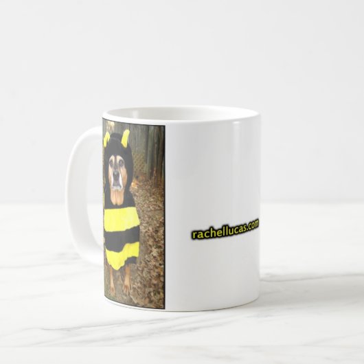 Traurigste Bienen-Tasse (mit weißer Kaffeetasse (Vorderseite Links)