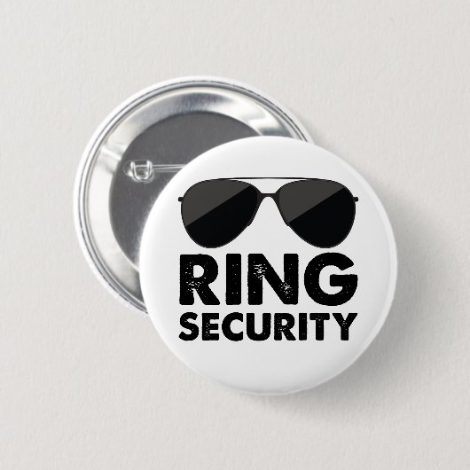 Trauring Sicherheit Hochzeitsring Button (Vorne & Hinten)