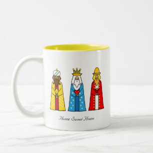 Trautes Heim & Drei Weise Männer Zweifarbige Tasse