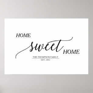 Trautes Heim Familienname Poster