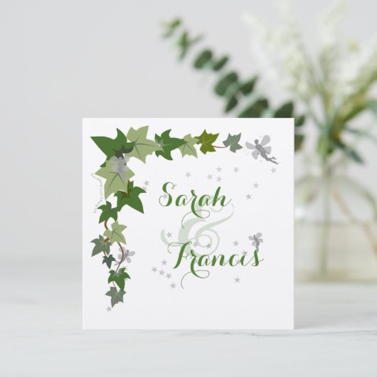 Trauung Efeu und Kraftfee (Stehend Vorderseite)