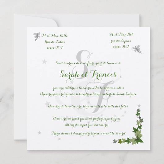 Trauung Efeu und Kraftfee (Rückseite)