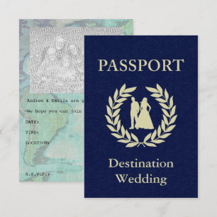 Trauung im Ausland Reisepass Einladung