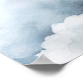 Trauung wie im Himmel Brautparty Willkommensschild Poster (Ecke)