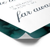 Trauungszeichen "Lush Ink" Poster (Ecke)