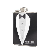 Trauzeuge Anzug Gastgeschenk Hochzeit Flachmann (Links)